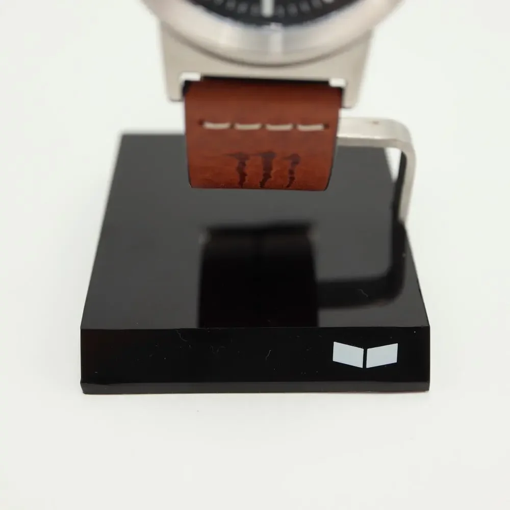 Vestal Retrofocus Mens 44mm Field Watch Monster Italian Leather w New Battery